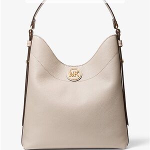 Michael Kors Bowery Large Pebbeled Leather Shoulder Bag